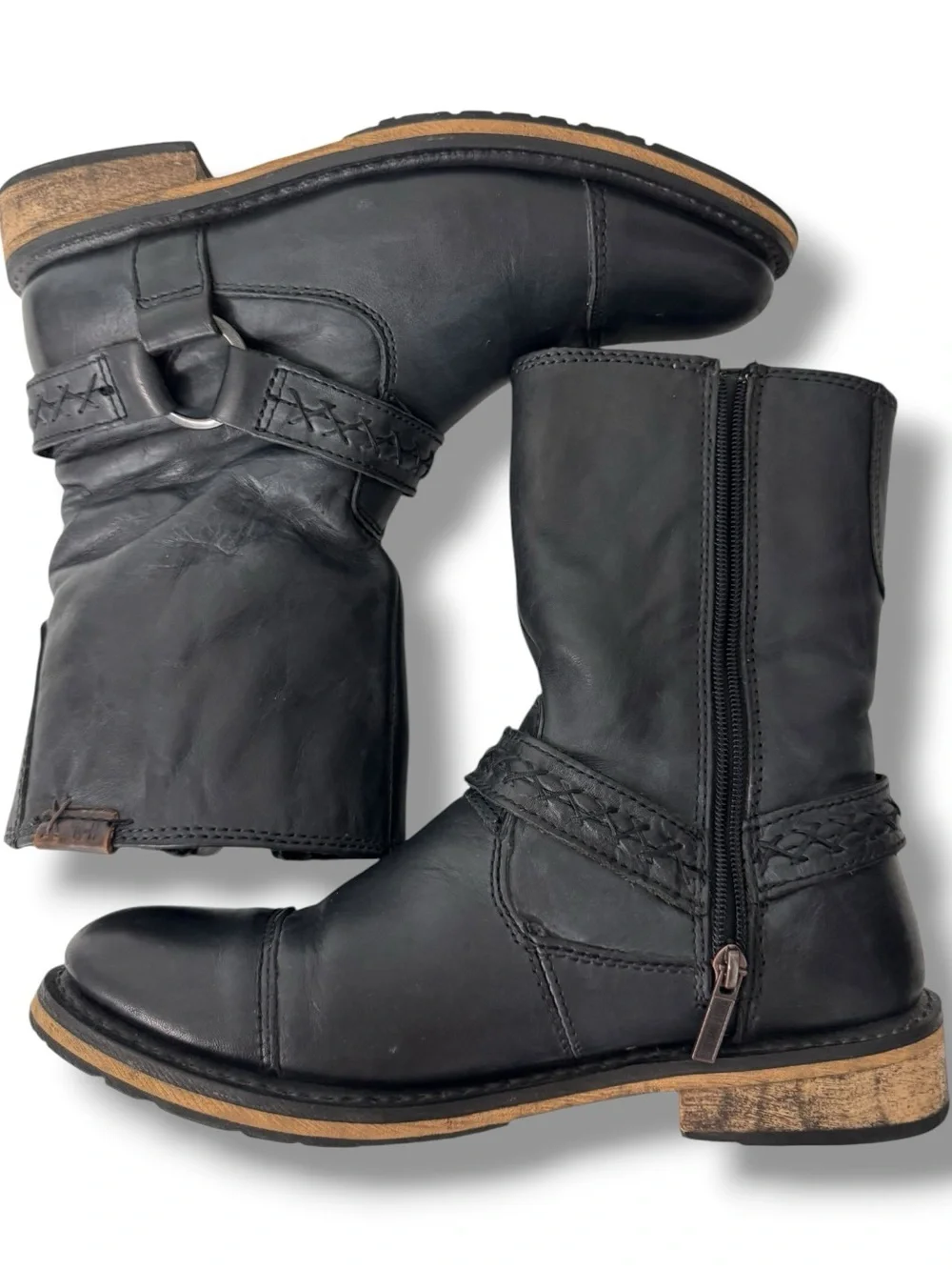 Harley-Davidson Constrictor Motorcycle Boots Men’s 8.5 Black Leather D95276